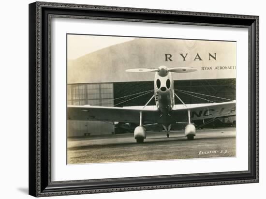 Airplane at Ryan Aeronautics-null-Framed Art Print