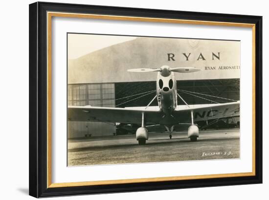 Airplane at Ryan Aeronautics-null-Framed Art Print