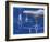 Airplane Blueprint 2-Carole Stevens-Framed Art Print