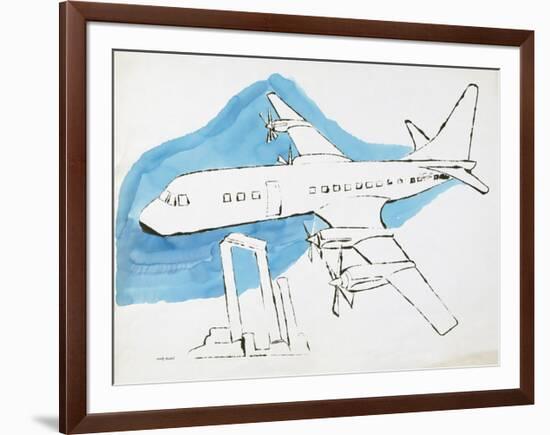 Airplane, C. 1959-Andy Warhol-Framed Giclee Print