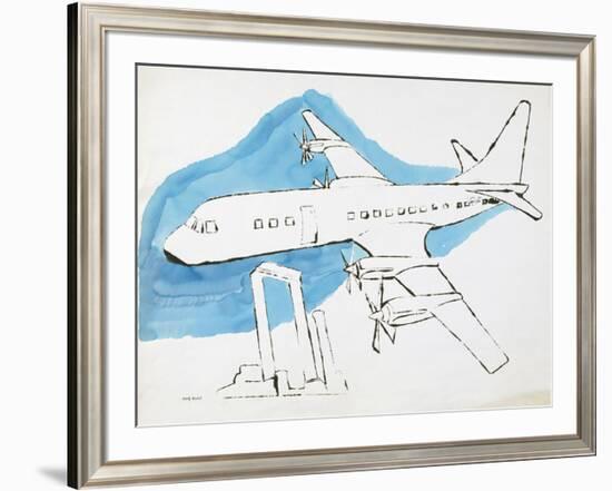 Airplane, C. 1959-Andy Warhol-Framed Giclee Print