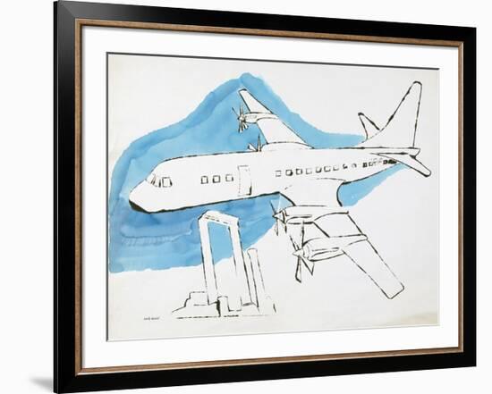 Airplane, C. 1959-Andy Warhol-Framed Giclee Print