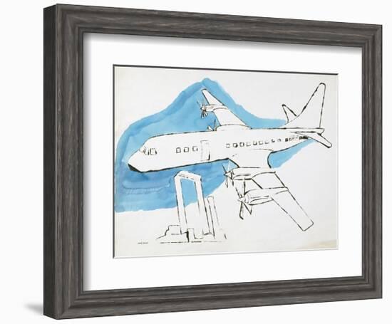 Airplane, C. 1959-Andy Warhol-Framed Giclee Print