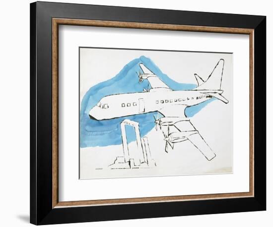 Airplane, C. 1959-Andy Warhol-Framed Giclee Print