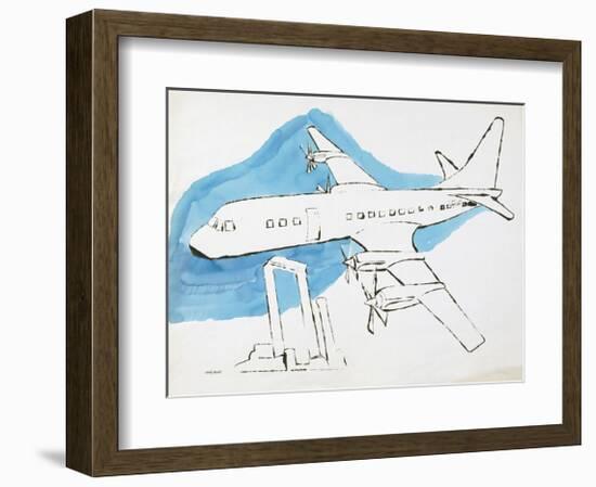 Airplane, C. 1959-Andy Warhol-Framed Giclee Print