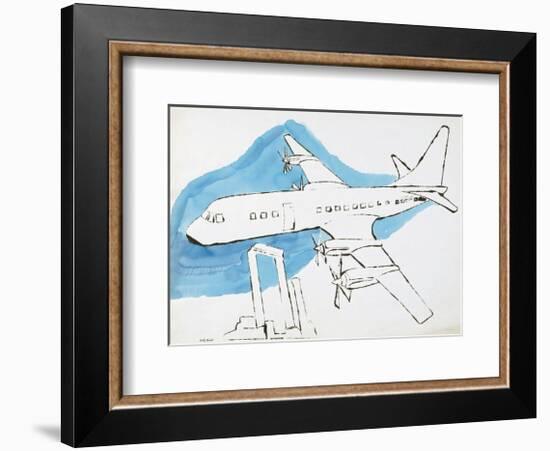 Airplane, c. 1959-Andy Warhol-Framed Art Print