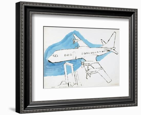 Airplane, c. 1959-Andy Warhol-Framed Art Print