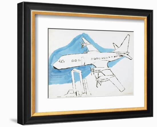 Airplane, c. 1959-Andy Warhol-Framed Art Print