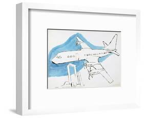 Airplane, c. 1959-Andy Warhol-Framed Art Print