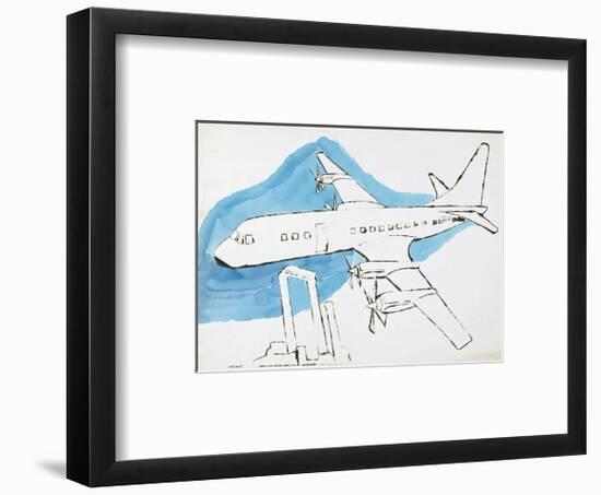 Airplane, c. 1959-Andy Warhol-Framed Art Print