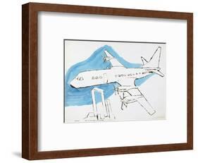 Airplane, c. 1959-Andy Warhol-Framed Art Print