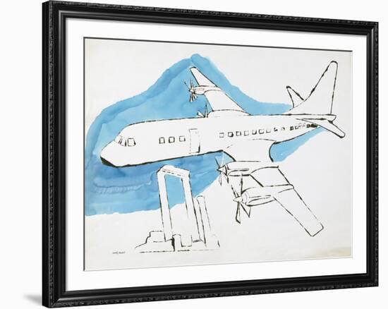 Airplane, c. 1959-Andy Warhol-Framed Art Print