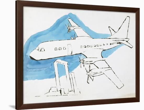 Airplane, c. 1959-Andy Warhol-Framed Art Print