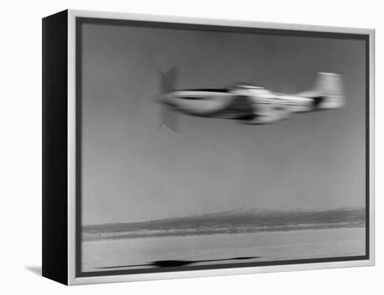 Airplane in Flight, Speed-Blurred-J^ R^ Eyerman-Framed Premier Image Canvas