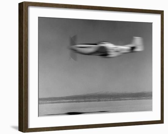 Airplane in Flight, Speed-Blurred-J^ R^ Eyerman-Framed Photographic Print