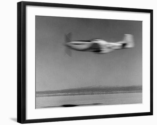 Airplane in Flight, Speed-Blurred-J^ R^ Eyerman-Framed Photographic Print