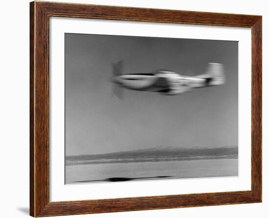 Airplane in Flight, Speed-Blurred-J^ R^ Eyerman-Framed Photographic Print