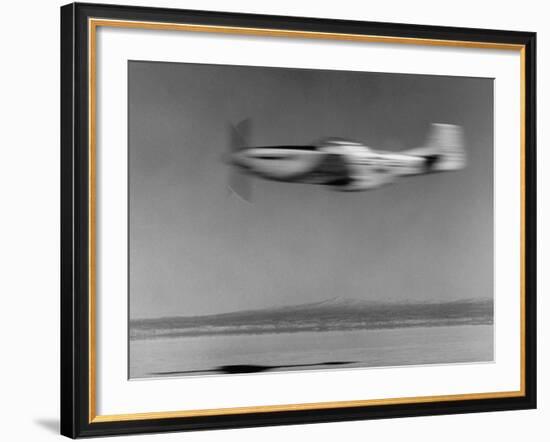 Airplane in Flight, Speed-Blurred-J^ R^ Eyerman-Framed Photographic Print