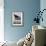 Airplane on Battleship Deck with American Flag in Foreground, World War II-null-Framed Photo displayed on a wall