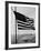 Airplane on Battleship Deck with American Flag in Foreground, World War II-null-Framed Photo