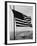 Airplane on Battleship Deck with American Flag in Foreground, World War II-null-Framed Photo