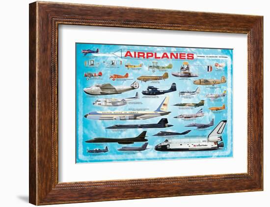 Airplanes for Kids-null-Framed Art Print