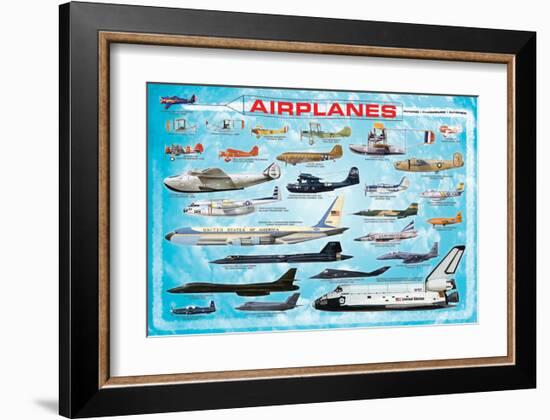 Airplanes for Kids-null-Framed Art Print