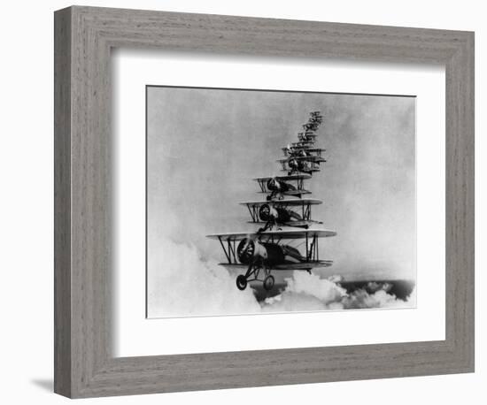 Airplanes in Flight-Bettmann-Framed Photographic Print