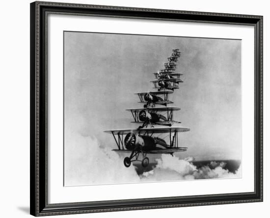 Airplanes in Flight-Bettmann-Framed Photographic Print