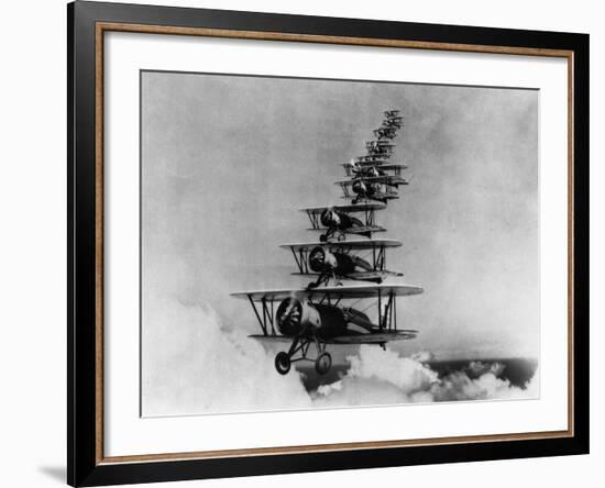 Airplanes in Flight-Bettmann-Framed Photographic Print