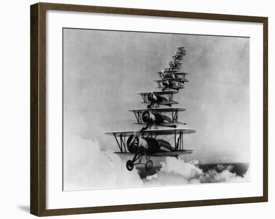 Airplanes in Flight-Bettmann-Framed Photographic Print