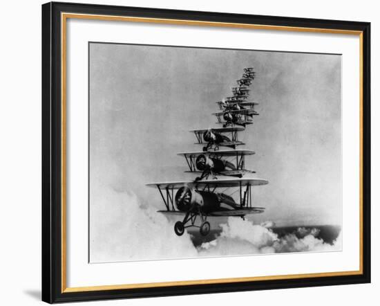 Airplanes in Flight-Bettmann-Framed Photographic Print