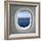 Airplanes Window Seat View with Sea Scape and Islands-viperagp-Framed Photographic Print