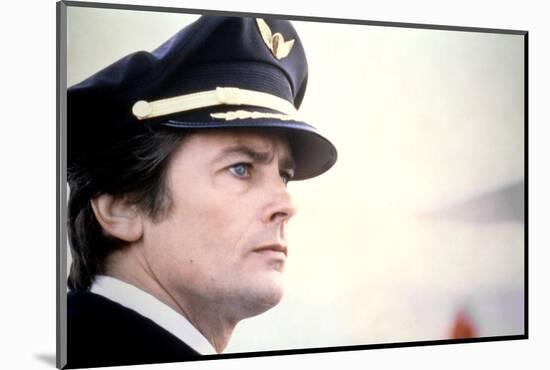 Airport 80 Concorde by DavidLowellRich with Alain Delon., 1978 (photo)-null-Mounted Photo