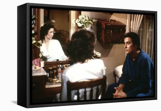 Airport 80 Concorde by DavidLowellRich with Sylvia Kristel and Alain Delon., 1978 (photo)-null-Framed Stretched Canvas