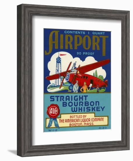 Airport Bourbon Whiskey-null-Framed Giclee Print