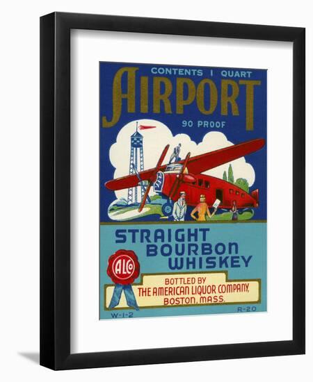 Airport Bourbon Whiskey-null-Framed Giclee Print