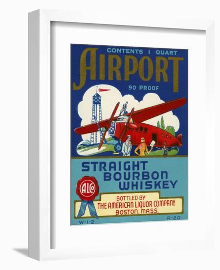 Airport Bourbon Whiskey-null-Framed Giclee Print