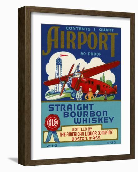 Airport Bourbon Whiskey-null-Framed Giclee Print