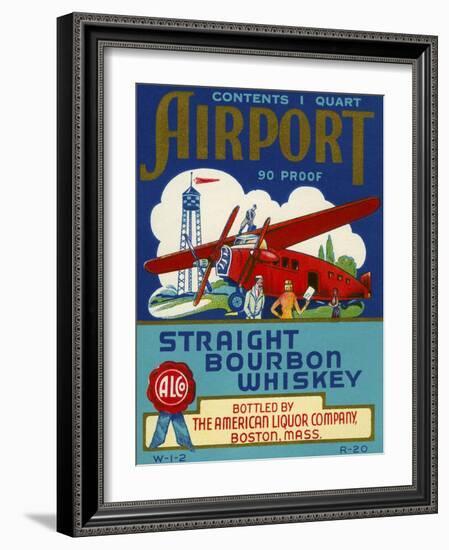 Airport Bourbon Whiskey-null-Framed Giclee Print