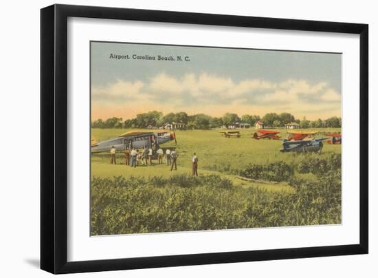 Airport, Carolina Beach, North Carolina-null-Framed Art Print