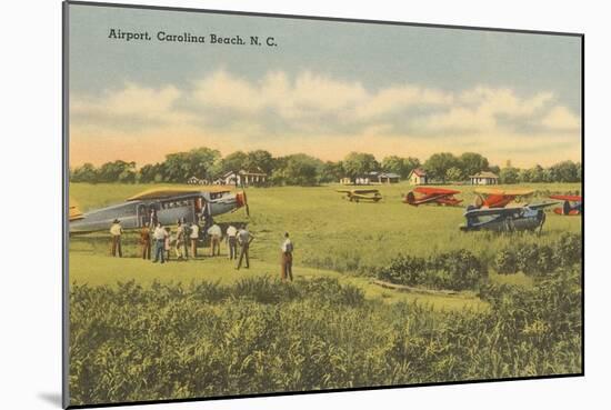Airport, Carolina Beach, North Carolina-null-Mounted Art Print
