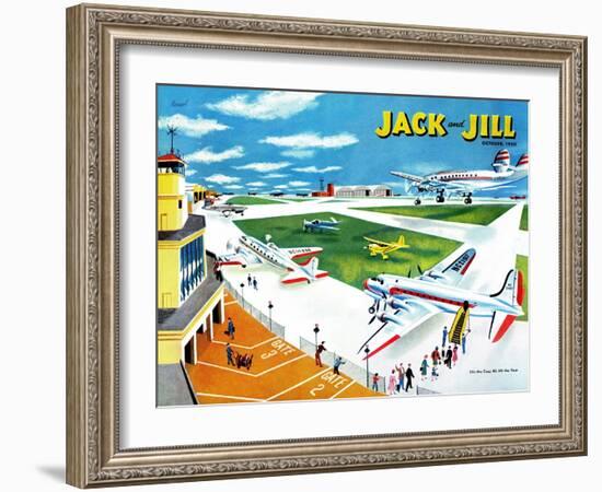 Airport - Jack and Jill, October 1950-Joseph Krush-Framed Giclee Print