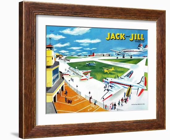 Airport - Jack and Jill, October 1950-Joseph Krush-Framed Giclee Print