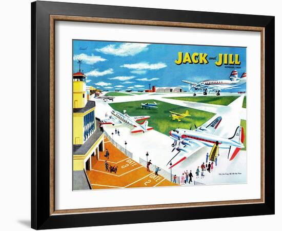Airport - Jack and Jill, October 1950-Joseph Krush-Framed Giclee Print