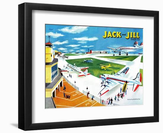 Airport - Jack and Jill, October 1950-Joseph Krush-Framed Giclee Print