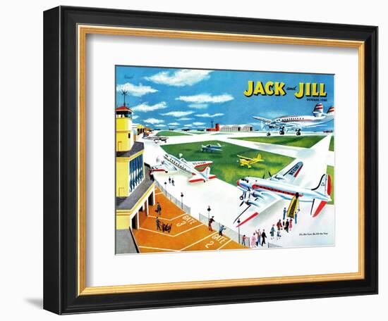 Airport - Jack and Jill, October 1950-Joseph Krush-Framed Giclee Print