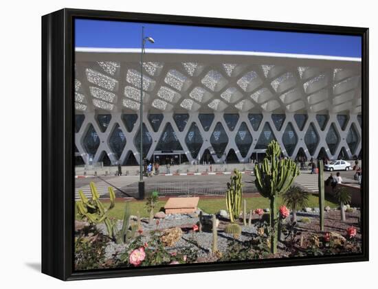 Airport, Marrakech, Morocco, North Africa, Africa-Vincenzo Lombardo-Framed Premier Image Canvas