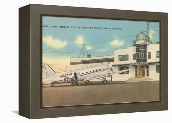 Airport, Newark, New Jersey-null-Framed Stretched Canvas