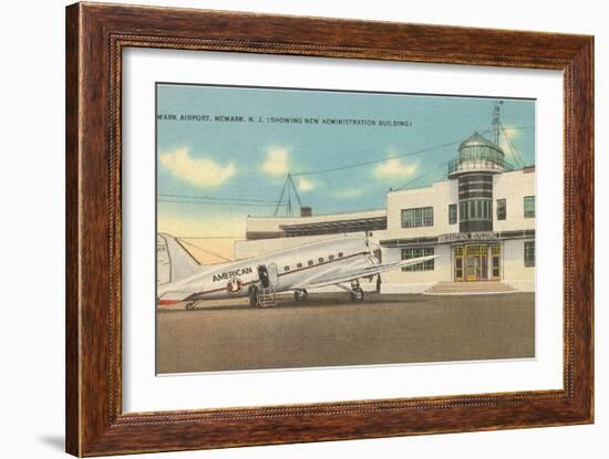 Airport, Newark, New Jersey-null-Framed Premium Giclee Print